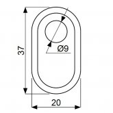 Накладка DiSec A2427  N черная